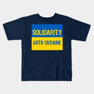 Solidarity with Ukraine Kids T-Shirt